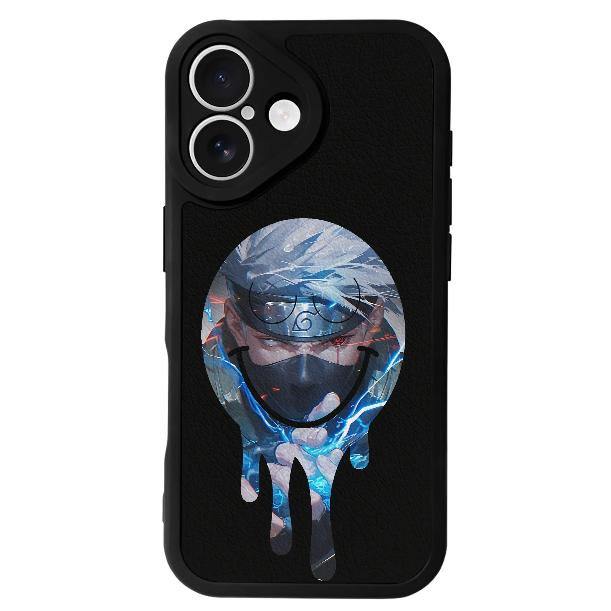 ナルト グッズ はたけ カカシ - IPhone 16シリーズ対応 ・ シリコンスマホケース ・ レザー調 ・ 高精度フィット ・ 耐衝撃 ・ ワイヤレス充電対応 ・ 精密カット